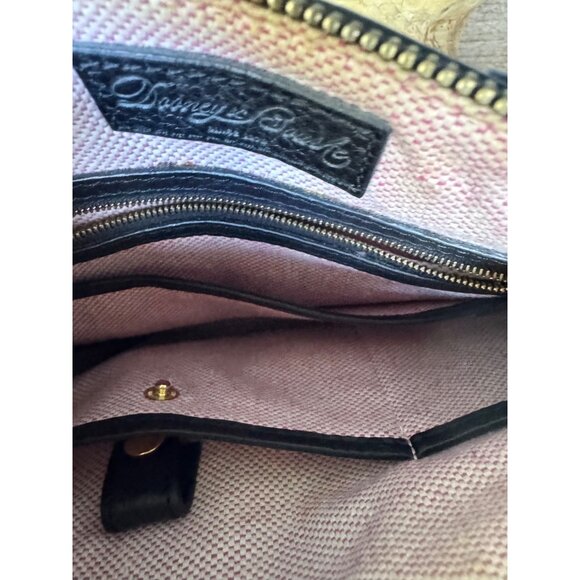 Dooney & Bourke Black Pebble Leather Satchel Crossbody Bag Top Handle Purse - Picture 4 of 10